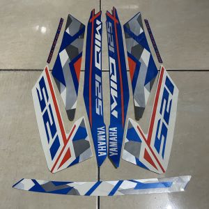 stiker striping yamaha mio m3 125 2016 biru lis body standar berkualitas original