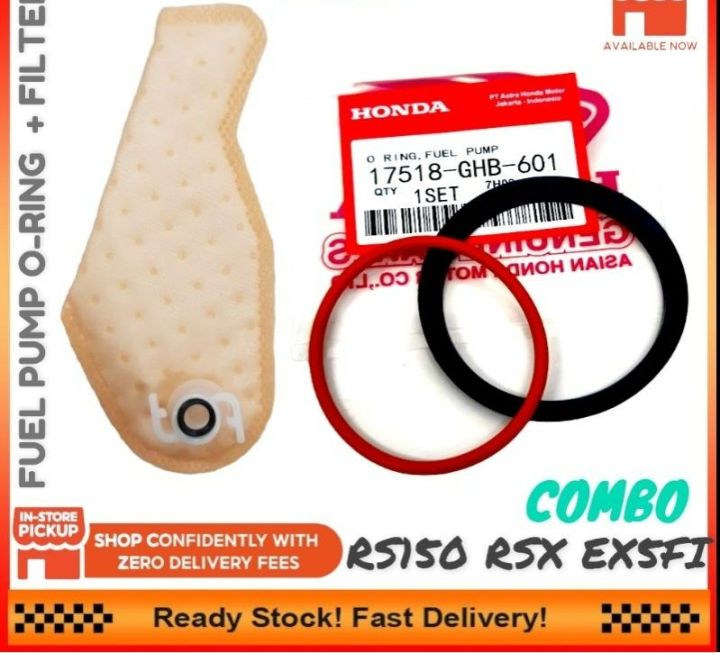HONDA RS150 RSX EX5FI DREAM110FI FUTURE FI FUEL PUMP O RING FUEL PUMP FILTER SET Lazada