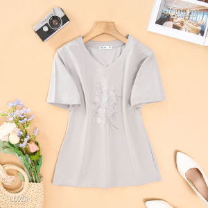 Áo thun thiết kế trẻ trung chất liệu Thun cotton co giãn AN4L0751 thương hiệu Thiều Hoa