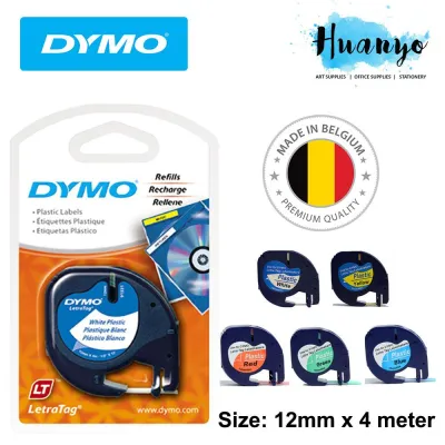 [HUANYO] Dymo LetraTag Label Marker Tape Refill 12mm x 4m