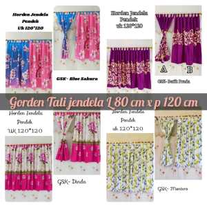 Gorden jendela pendek smokring terbaru