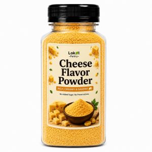 250mL Bottle Lokal Pantry Cheese Flavor Powder | Premium Seasoning | Natural Cooking Ingredient for French Fries Popcorn Potato Chips Pasta Macaroni Rice Vegetables Burgers Sandwiches Sauces Dips Homemade Recipes & Everyday Culinary Use