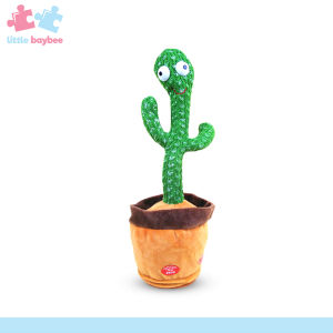 little-baybee ตุ๊กตากระบองเพชรเลียนเสียงพูดได้ cactus can dance กระบองเพชรอัดเสียง มีเพลง เต้นได้