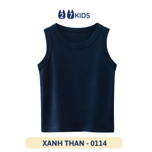 Áo thun ba lỗ bé trai bé gái 27Kids áo 3 lỗ sát nách nam nữ 100% Cotton cho trẻ từ 2-10 tuổi BSTT4