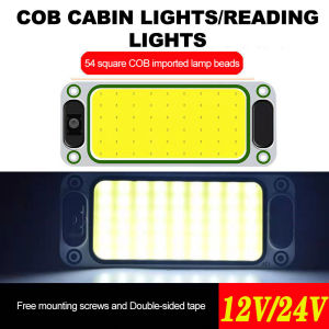 1pc LED 12-24V Car Reading LED Night Strip Light Interior Light Ceiling Lamp with On Off Switch for Van Lorry Truck Camper Boat