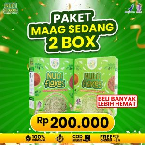 Nutriflakes Sereal Umbi Garut Paket 2 Box Atasi Asam Lambung Maag Mag Gerd Menu Diet Menurunkan Berat Badan Sarapan Sehat