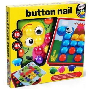 FUNToy Anak mainan warna-warni hisap magnetik Jamur kancing 3D puzzle dimensi mainan kognitif pendidikan anak-anak