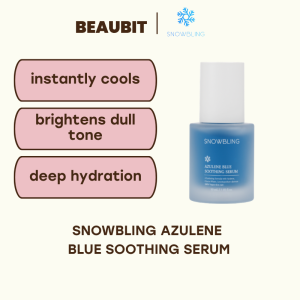 [BEAUBIT] SNOWBLING Azulene Blue Soothing Serum 50ml | Brightening | Cooling Serum | Dull Skin