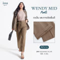 กางเกงขากระบอกกลาง รุ่นWendy mid by issa Apparel  ผ้าดี ทรงสวย ไม่ต้องรีด ใส่สบาย เอวสูง กางเกงผู้หญิง S-9XL เอวสูงตะขอหน้า กางเกงขายาวผู้หญิง ใส่ทำงาน กางเกงขายาว กางเกงทรงสวย ไม่ต้องรีด กางเกงทำงาน ผญ กางเกงผู้หญิง กางเกง. 