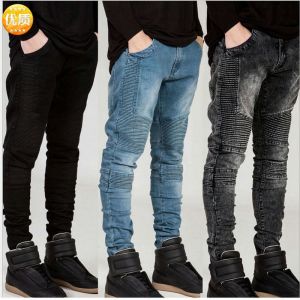 【Mall Quality】Seluar Jeans Lelaki Men Casual Jeans Mens Straight Cut Jeans Mens Slim Stretch Jeans Ripped Jeans Baggy Jeans