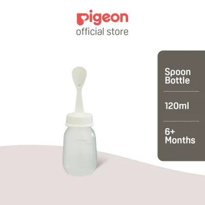 Pigeon Weaning Bottle with Spoon 120ml -03328