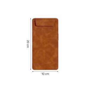 LITTLEX 1pc Da PU Giá đỡ rượu vang A4/A5/A6/A7/B5 Da lộn Bảng kẹp từ tính Bền bỉ có khe cắm bút Tấm viết Văn phòng trường học