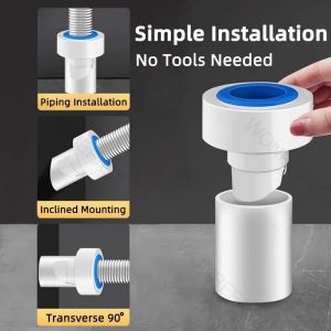 [Local Shipment]Universal Fit Drain Pipe Hose Plug Sealing Plug Kitchen Pipe Tubes Anti Odor Sewer Backflow Floor Water Pipe Drain Cover Core Drain Water Pipe Seal Tubes