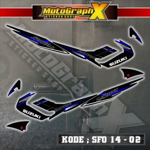 Stiping/Stiker Motor Satria FU Old Racing – Desain Terbaru SFO 14 RACING