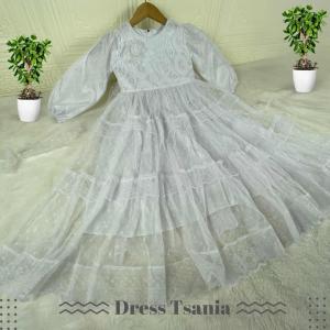 Tsania Dress / Gaun pesta muslim anak / baju muslim anak / baju pesta anak / tangan balon