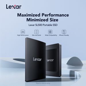 Lexar SL500 1 TB Portable SSD - USB 3.2 Gen 2x2 | Up to 2000MB/s | For PC Mac iPhone Camera