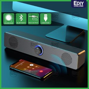 Multimedia USB Audio Speaker Amplifier Sound bar Soundbar Subwoofer Bluetooth PC Computer TV Music Player Notebook Home Theater Bass 扬声器 Ediyonline Ediy