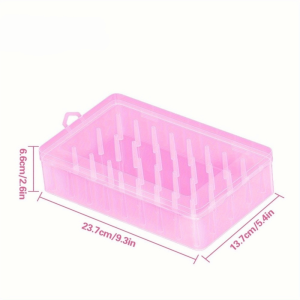 MODERNLUX Nhựa Hộp và chỉ Tổ chức thủ công 42 Axis Thùng chứa cuộn chỉ Thuận tiện Trong suốt Hộp chỉ may Dụng cụ may vá