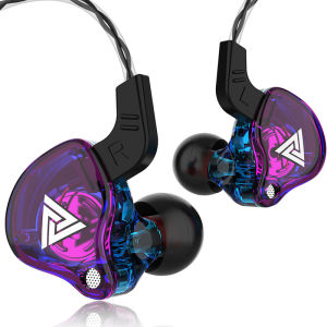 RLG QKZ AK6 Earphone with Mic Olahraga Portabel Earphone Berkabel Sports In-Ear Earphone Bass Berat