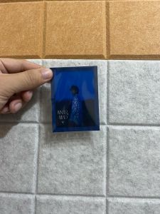 BTS V Scannable Photocard and Keychain (Winter Ahead MV)