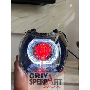 Lampu depan Vega force fi injeksi costome biled billed