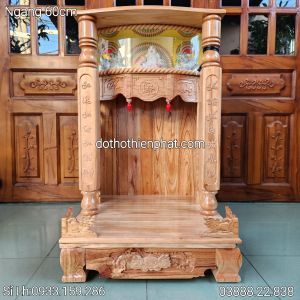 Bàn thờ giá sỉ ngang 60 cm cột vuông Lh:03888.22.838