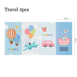 (8pcs) Baby Anti Collision Foam Wall Stickers Characters Design Good For Wall Decor or Headboard