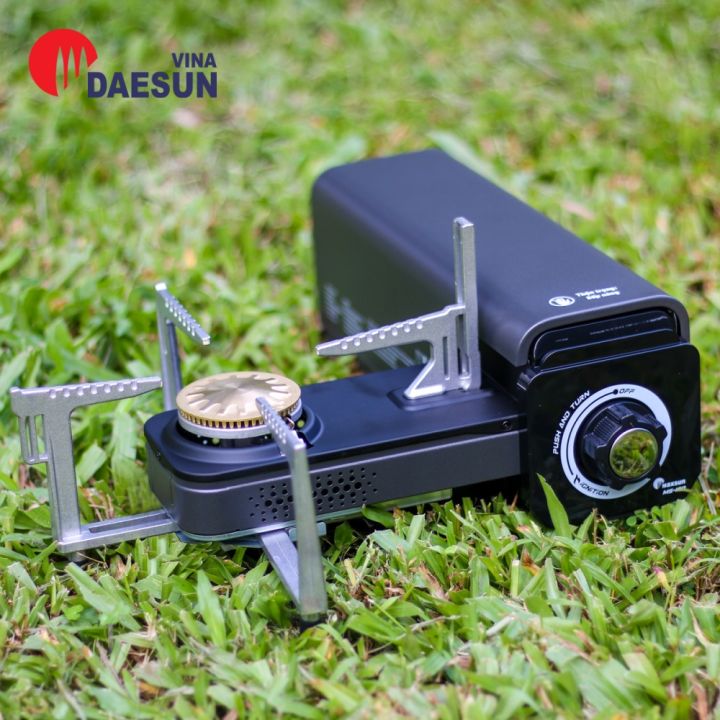 Bếp Gas Dã Ngoại Gấp Gọn MS-100 - Phù Hợp Đi Du Lịch, Dã Ngoại, Cắm Trại | Đầu Đốt Bằng Đồng | Bảo Hành 1 Năm Chính Hãng