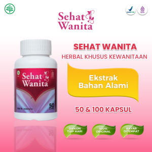 Obat Kista Alami - Obat Penebalan DInding Rahim - Obat Turun Rahim / Pranakan - Obat Tuba Fallopi Tersumbat - Obat ISK / Infeksi Kadung Kemih  Atasi Dengan Sehat Wanita 50 Kapsul