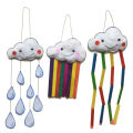 Diy Craft Meronce Gantungan Pelangi Hujan Awan Menempel Kapas Prakarya Anak Stik Es Krim Sedotan Kerajinan Tangan Mainan Edukasi. 