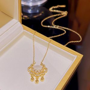 WE 3094 = 如意平安锁项链 Ruyi Safe Lock Necklace eady stock in Malaysia