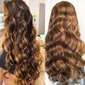 ARIETIS Ombre Highlight Lace Front Wigs Human Hair 250 Density 12A Body Wave Honey Blonde P4/27 13x4 Glueless HD Lace Frontal Wigs for Black Women Pre Plucked Bleach Knots With Baby Hair 28 Inch. 