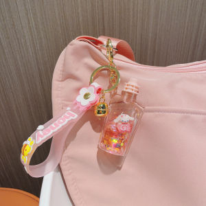 Floating Sand Bottle Jade Gui Dog Keychain Cute Couple Keychain Pendant