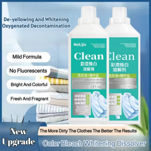 Laundry Detergent Explosive Salt Color Bleach Whitening Dissolver Laundry Detergent Deep Clean Clothes Efficient Remove Stain Yellowing Oil