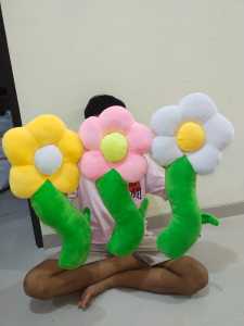 Guling bunga matahari /guling sofa kasur guling matahari/Boneka Guling Bantal Bunga 70cm