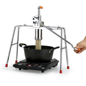 Máy Làm Làm Bún Bánh Canh Inox Cao Cấp 4 Chân Có 4 Đầu Đa Năng Làm Mì Tươi Ép Tay Sp000049