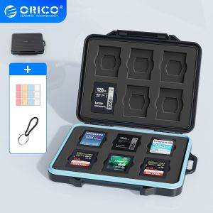 ORICO Memory Card Case Holder 12Slots SD Cards and 12Slots IF Cards Organizer Storage Box Professional Outdoor Keeper Protector