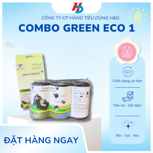 Green Eco 1 - Combo Găng Tay + Túi Rác Cuộn S