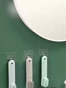 Ecoco Laundry Brush with Soft Bristle Shoe Brush with  Handle Cleaning Tool Scrubbing Bathroom E2219