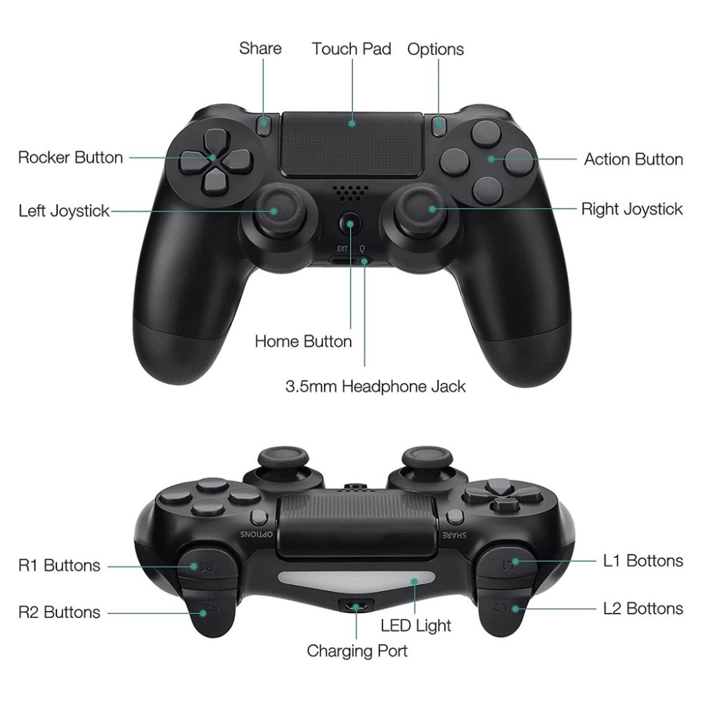 Bluetooth-Gamecontroller, Gamepad und Joystick für iOS, Android, PC und Laptop – sofort lieferbar_voghion.com