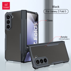 XUNDD Case For Samsung Galaxy Z Fold3 4 5 6 SE 7 8 Ultra Case Transparent Back Cover Shockproof Protective Shell