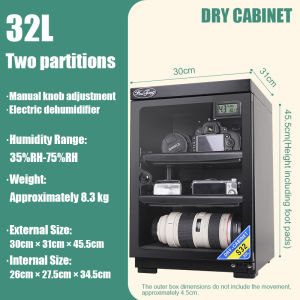 SG STOCK Dehumidifying Dry Cabinet/ Camera Lens Drying Box/ Camera Watch Care for Camera Lens Electronic Equipment Collectibles Storage