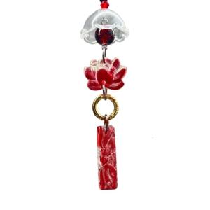 Handmade Beaded Phone Charm Strap Showcasing Unique Design And Style Phone Lanyard For Fashionable Mobile Accessories