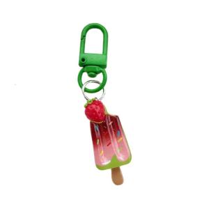 Delicate Ice Cream Keychain High Quality Resin Key Decors Multifunctional Backpack Fun Fashion Accessory For Students