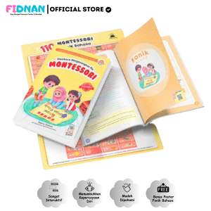 Buku Belajar Membaca Menyenangkan Ala Montessori – 100% Original High Quality