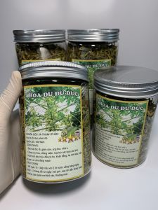 Hoa đu đủ đực (hộp 250g) đu đủ đực khô nguyên chất trà đu đủ giải độc ung thư rất tốt cho sức khỏe