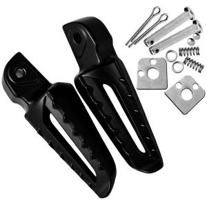 Honda Click 125i 150i Rear Footrest v2 v3 v4 Aluminum Rear Passenger Pedal Anti-Slip Design Include Bolts Beat Fi