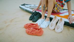 Fefnova Yeezy Dép Nam Nữ Đế dày chống trượt gia dụng Dép đi trong nhà Dép đi trong nhà Giày Dép Nam Dép đi trong nhà tắm chinelo nam tính