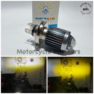 OT PROMO - Lampu LED Utama Motor Mobil D2 H4 Laser Putih Kuning Dan Putih Putih AC DC Motor Vixion Ninja R15 Pulsar / Lampu Laser Motor / Lampu Led Laser Motor  / Lampu Vixion / Lampu Led / Lampu Motor