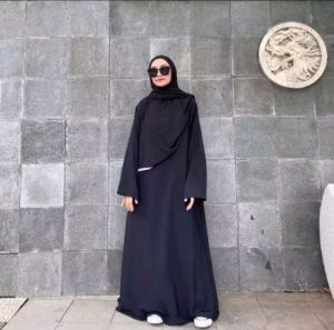 TERBARU GAMIS ABAYA TURKEY POLOS WANITA BUSUI SIMPEL CANTIK//GAMIS ABAYA POLOS WANITA DEWASA JUMBO
